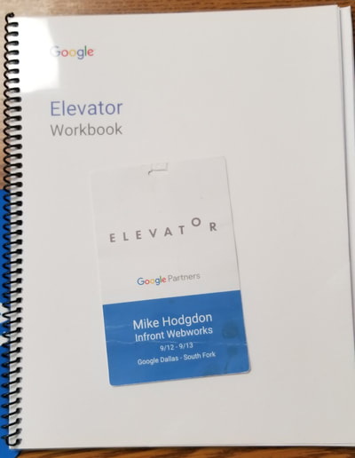 Google Business Accelerator Partners Program- Elevator. Dallas TX